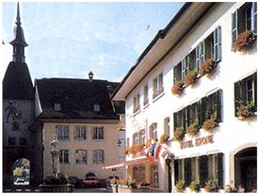 Hotel Krone Wangen an der Aare Exterior foto